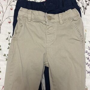 The Children's Place Tan and Navy Casual Pants